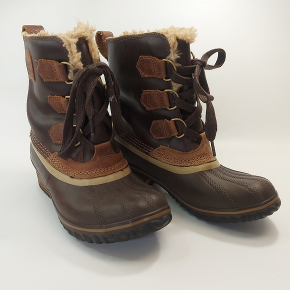 Sorel Shoes - Sorel Women's Boots NL1901-239 SlimPack PAC BOOT Brown size 7